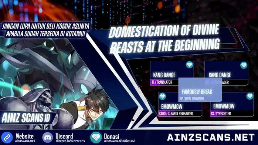 Komik Domestication of Divine Beasts at the Beginning Chapter 1 gambar 1