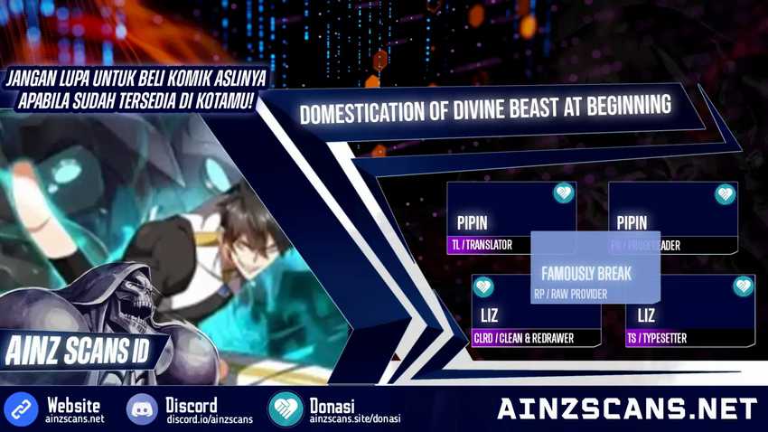 Komik Domestication of Divine Beasts at the Beginning Chapter 18 gambar 1