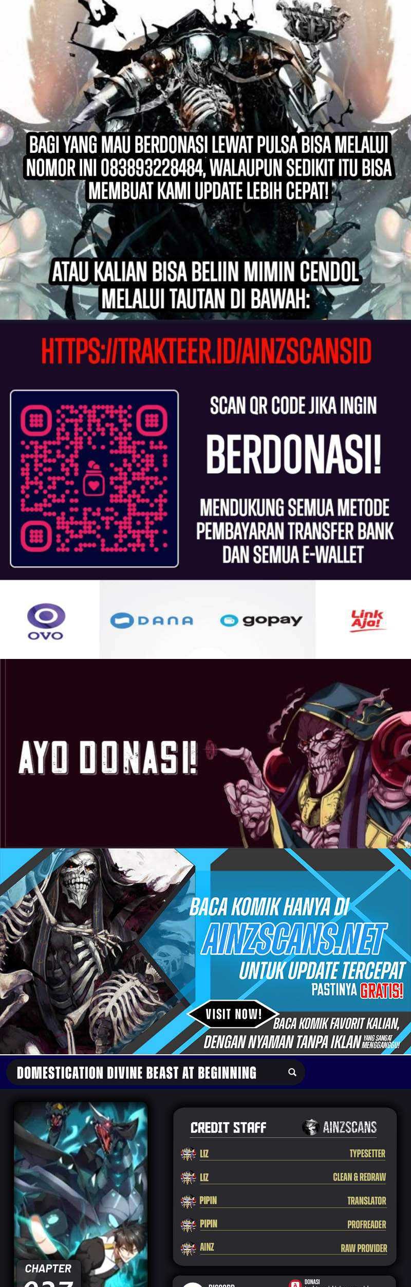 Komik Domestication of Divine Beasts at the Beginning Chapter 27 gambar 1
