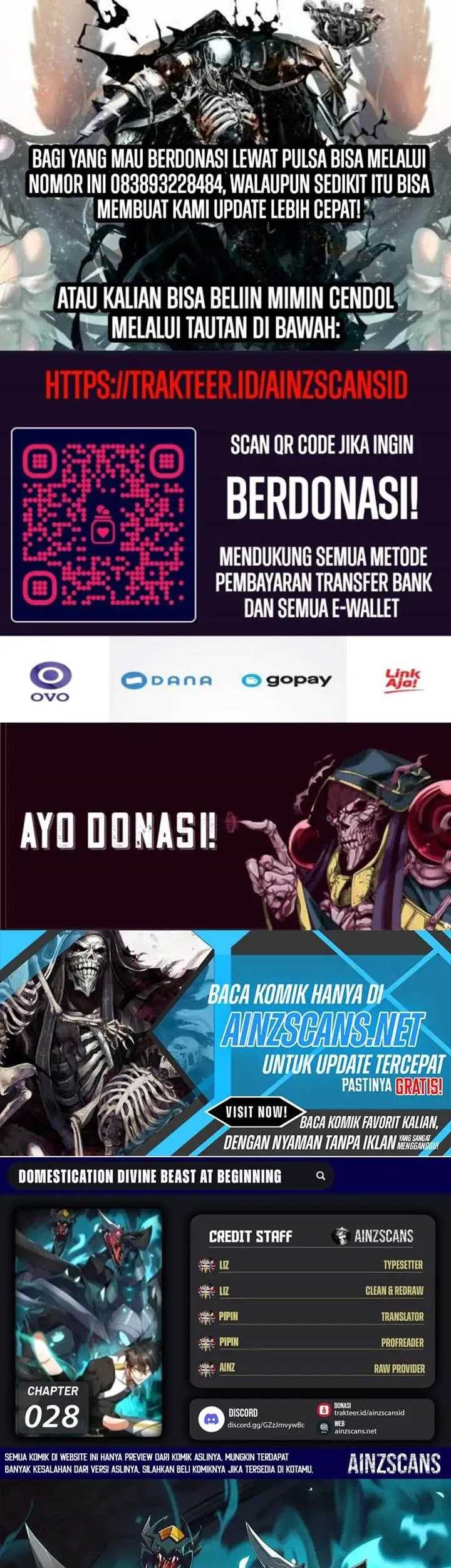 Komik Domestication of Divine Beasts at the Beginning Chapter 28 gambar 1