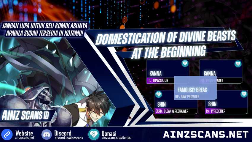 Komik Domestication of Divine Beasts at the Beginning Chapter 6 gambar 1