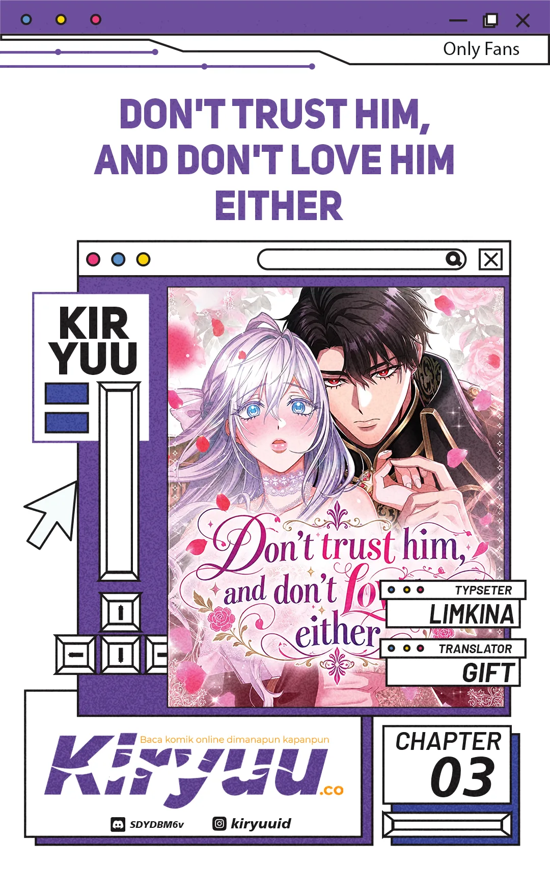 Komik Don’t Trust Him, and Don’t Love Him Either Chapter 3 gambar 1