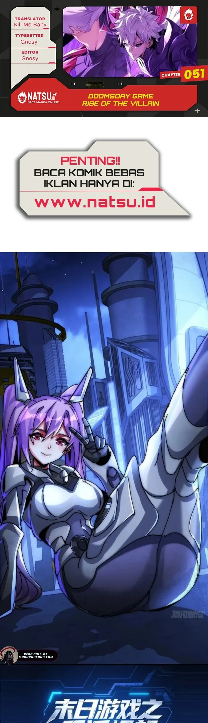 Komik Doomsday Game: Rise of the Villain Chapter 51 gambar 1