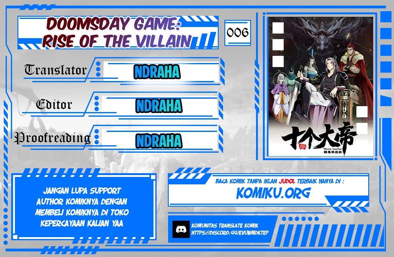 Komik Doomsday Game: Rise of the Villain Chapter 6 gambar 1
