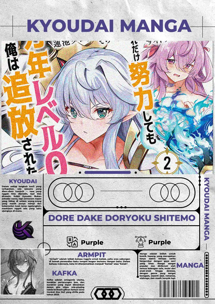 Komik Dore dake Doryoku Shite mo Mannen Level 0 no Ore wa Tsuihou Sareta Chapter 7 Fix gambar 1