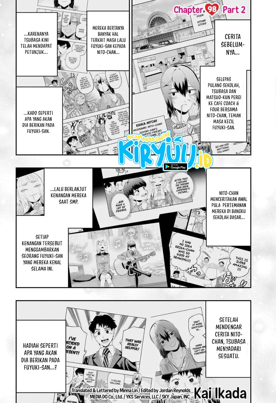 Manga Dosanko Gyaru wa Namaramenkoi Chapter 98.2 gambar 2