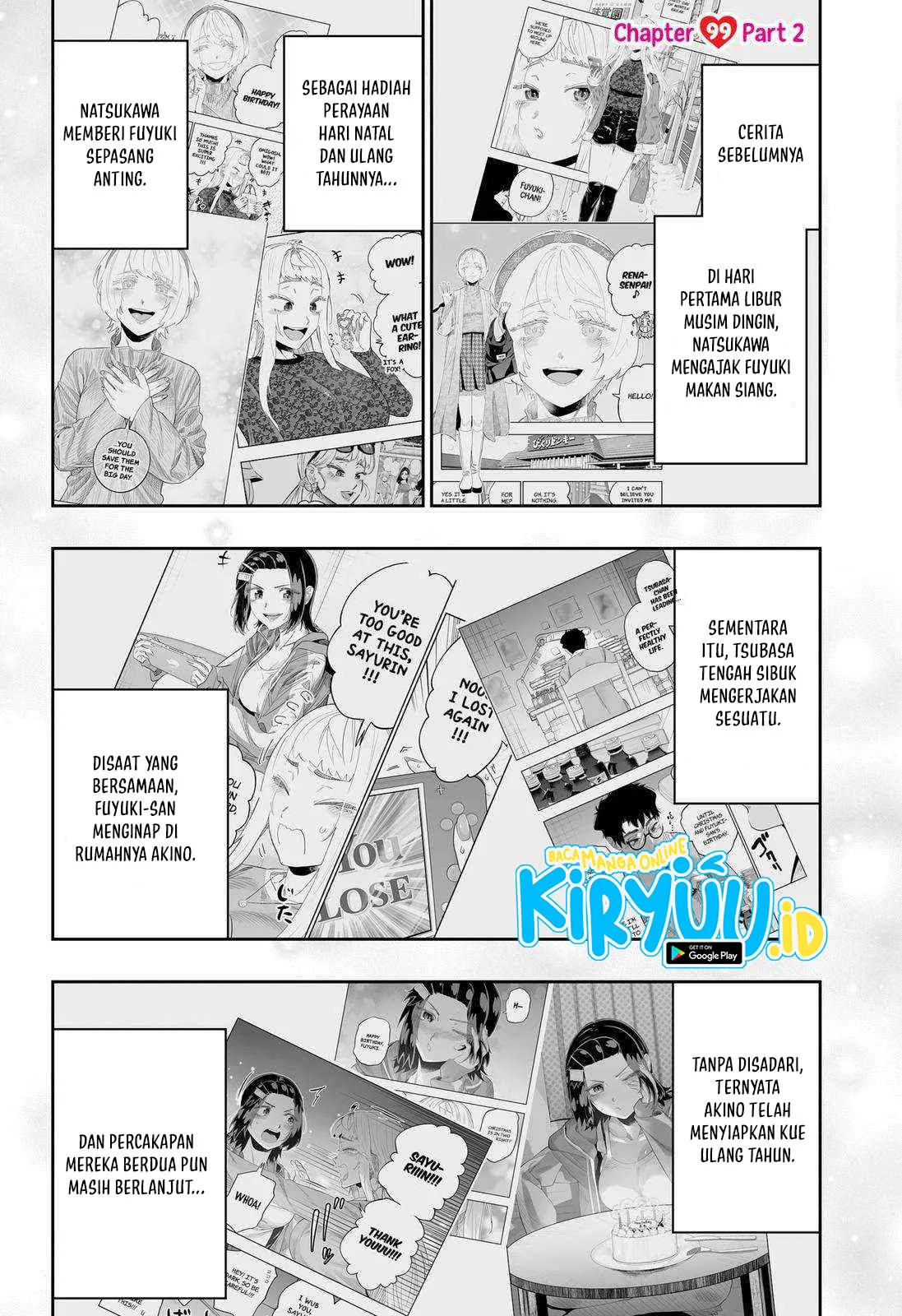 Manga Dosanko Gyaru wa Namaramenkoi Chapter 99.2 gambar 2