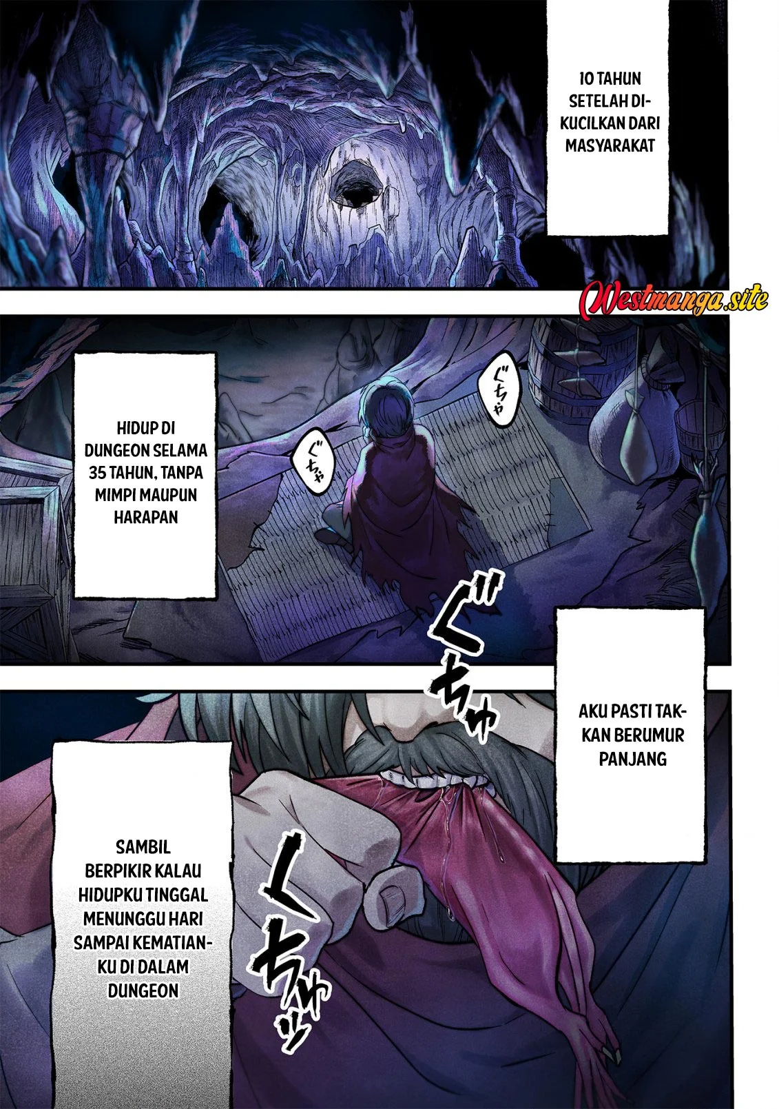 Manga Dungeon Ni Sunde ita Ossan, Saikyou Haishin-sha Ni Naru: Shokugyou tekisei "thief SSS" No Sei De Tsuihou sareta Ore, Musou Suru Tokoro ga Yatara Bazutte Densetsu Ni Naru Chapter 1 gambar 2