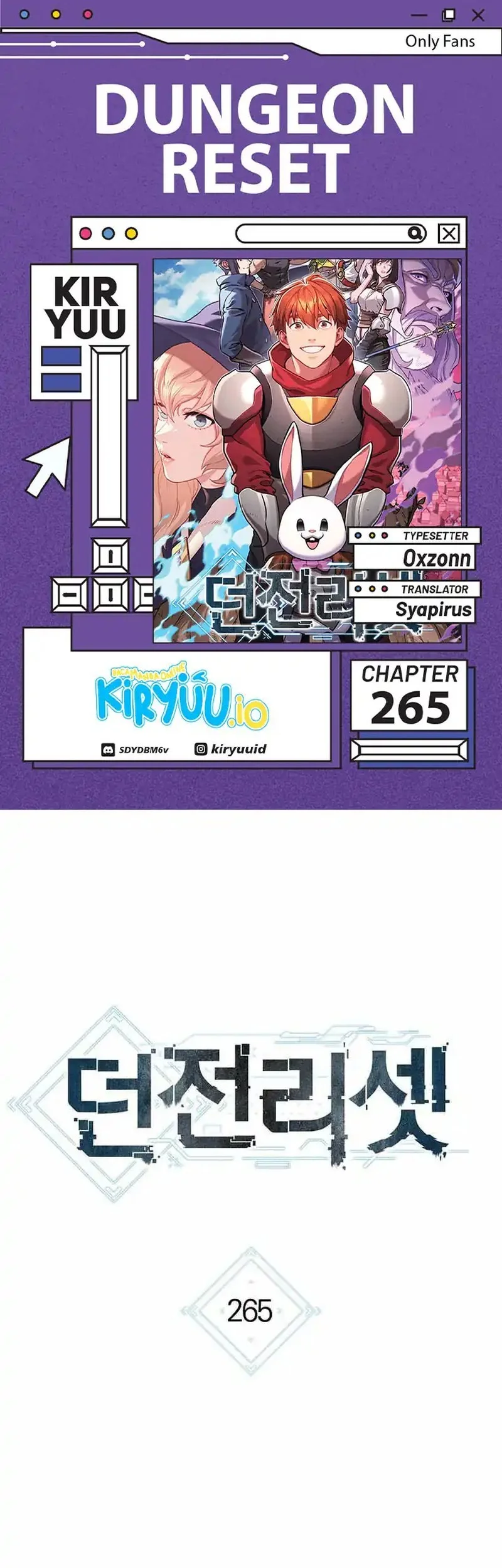 Komik Dungeon Reset Chapter 265 gambar 1