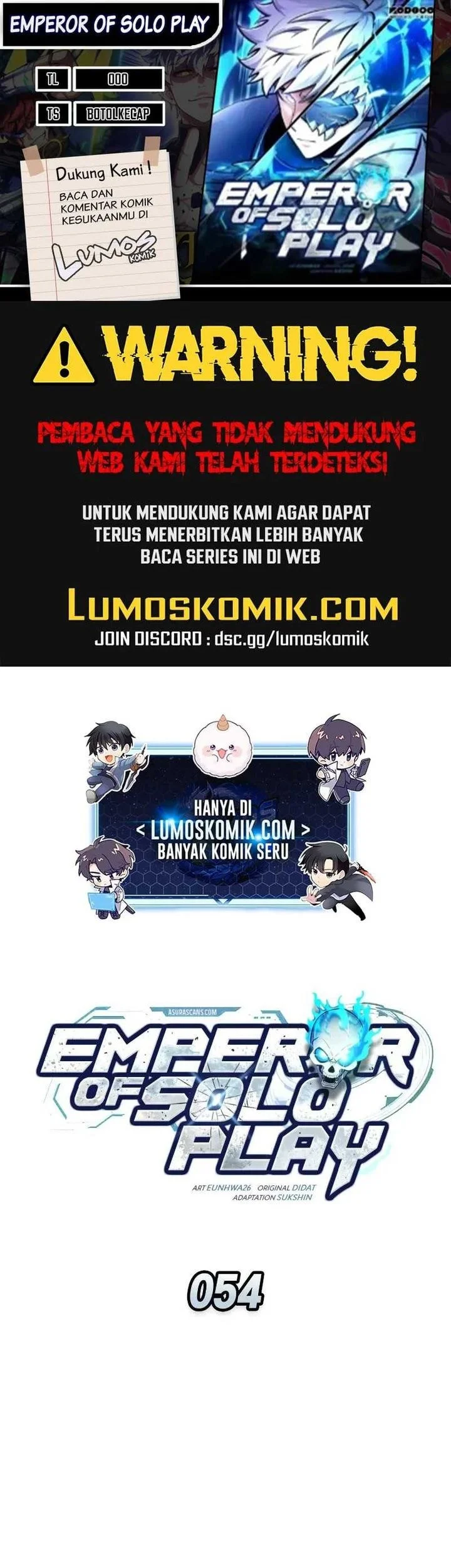 Komik Emperor Of Solo Play Chapter 54 gambar 1