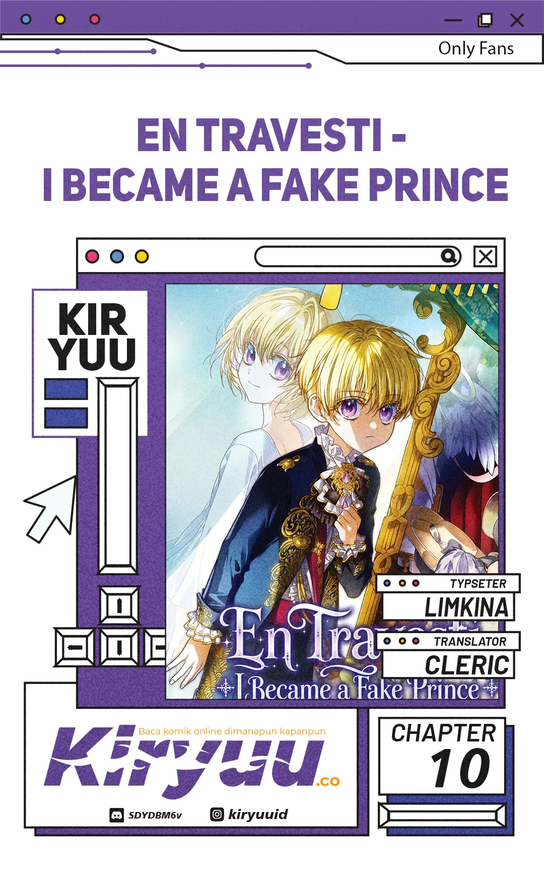 Komik En Travesti - I Became a Fake Prince Chapter 10 gambar 1
