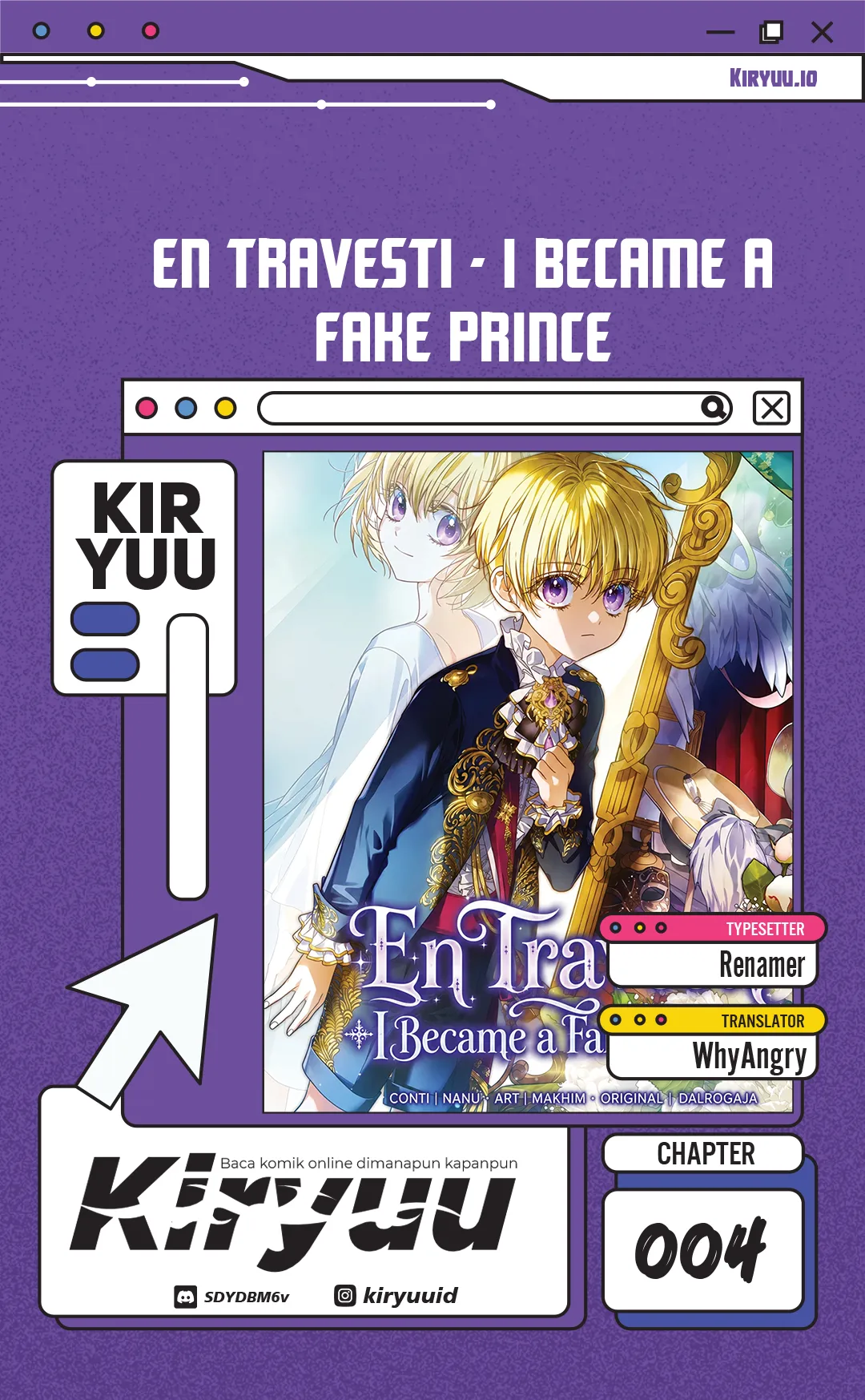 Komik En Travesti - I Became a Fake Prince Chapter 4 gambar 1