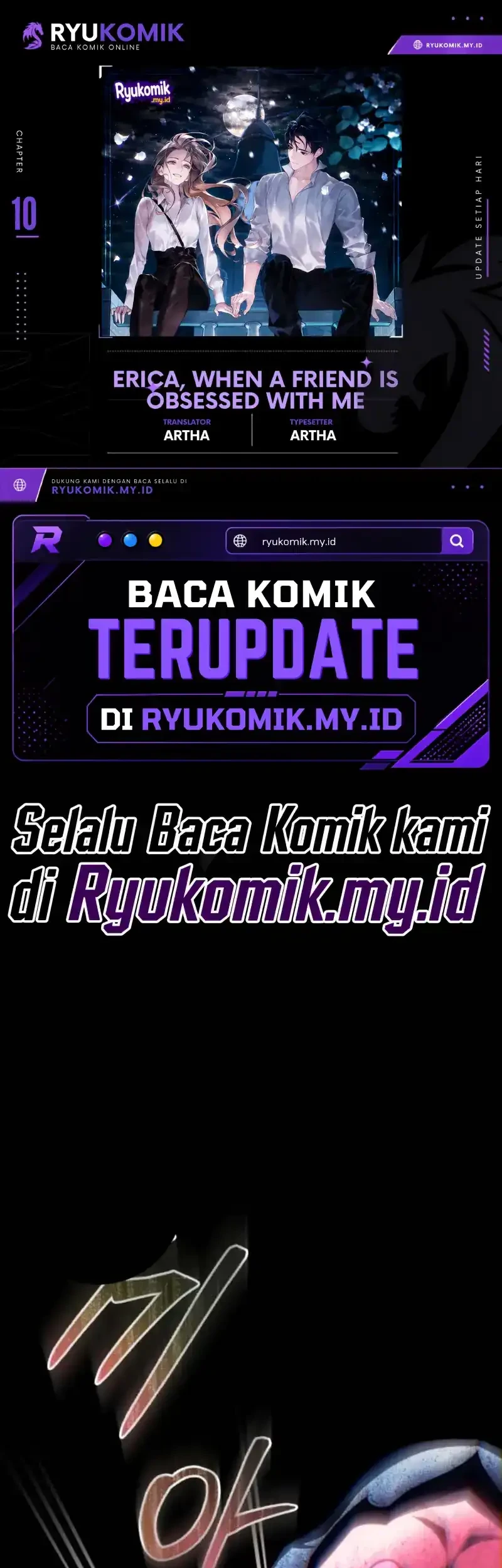 Komik Erica, When a Friend Is Obsessed With Me Chapter 10 gambar 1