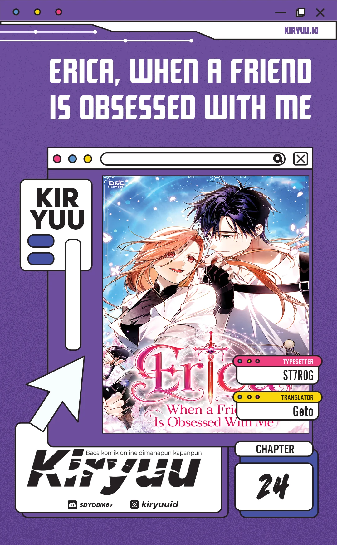 Komik Erica, When a Friend Is Obsessed With Me Chapter 24 gambar 1