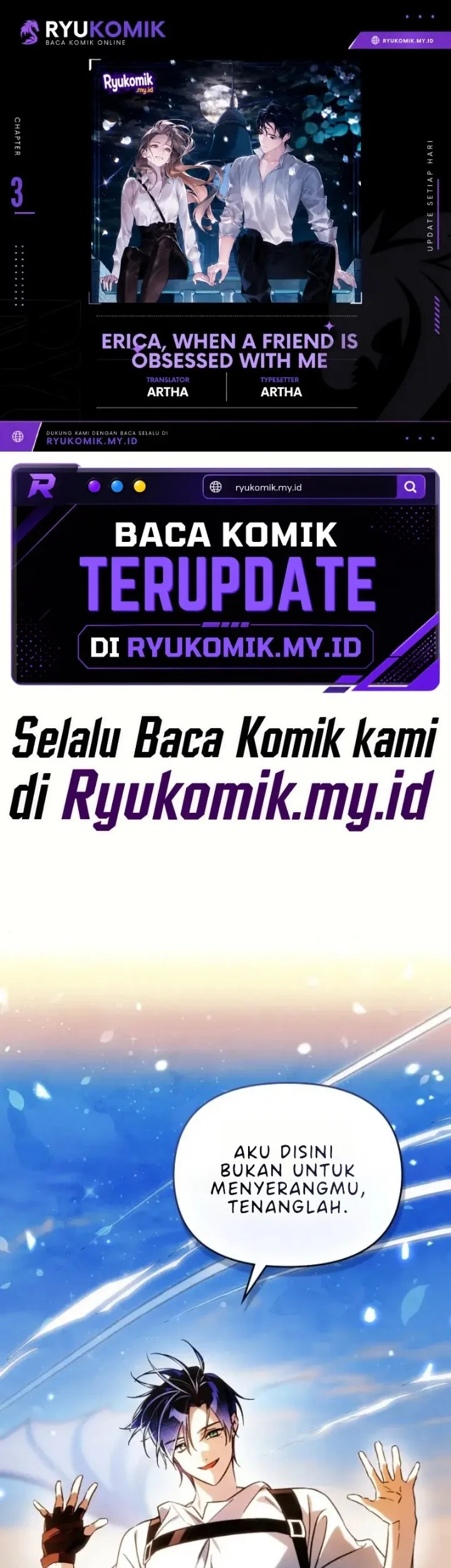 Komik Erica, When a Friend Is Obsessed With Me Chapter 3 gambar 1
