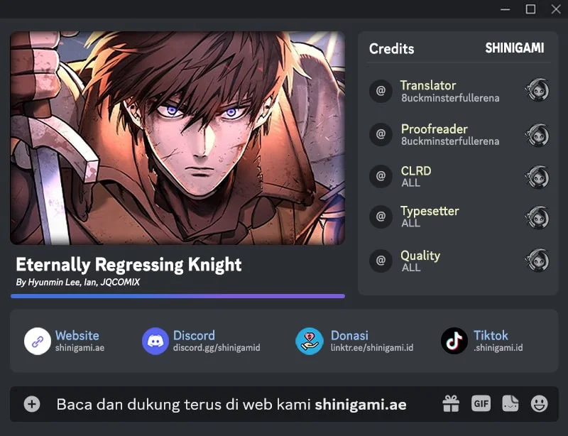 Komik Eternally Regressing Knight Chapter 108 gambar 1