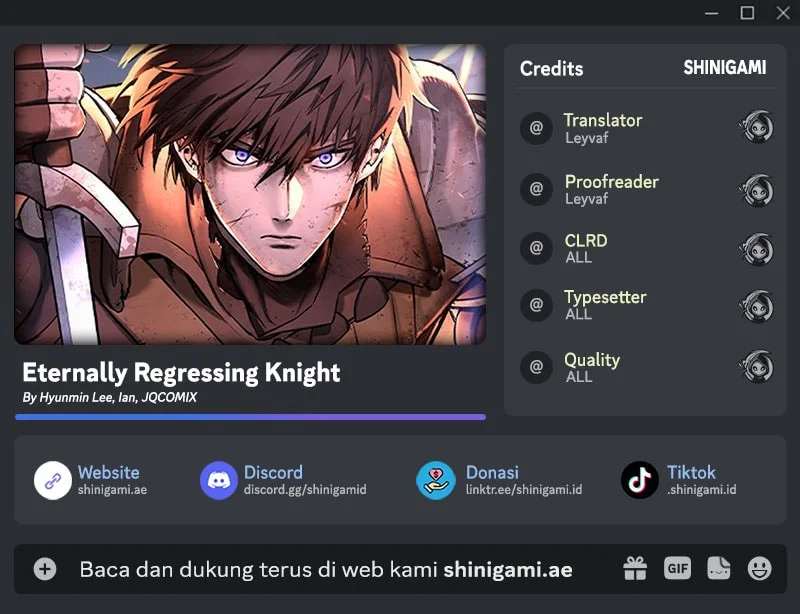 Komik Eternally Regressing Knight Chapter 112.1 gambar 1