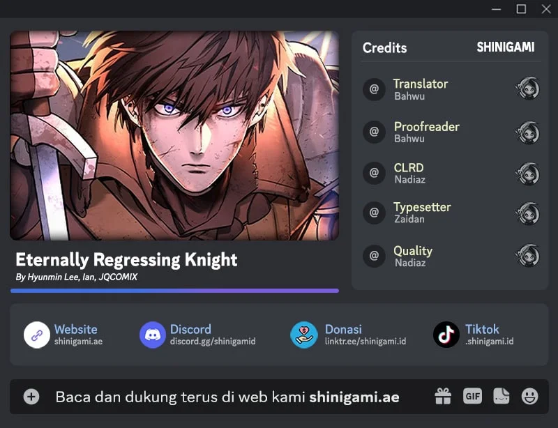 Komik Eternally Regressing Knight Chapter 86 gambar 1