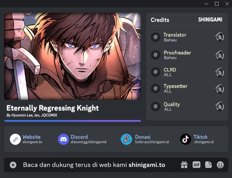 Komik Eternally Regressing Knight Chapter 93 gambar 1