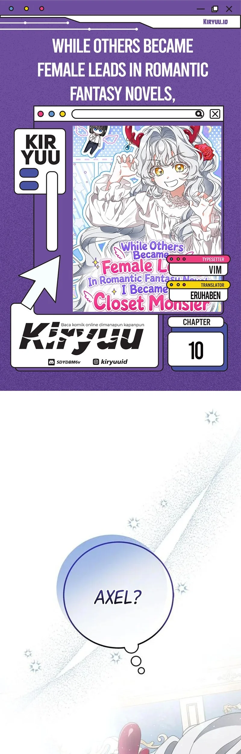 Komik Everyone Else Became a Romance Fantasy Heroine, But I Became a Closet Monster Chapter 10 gambar 1