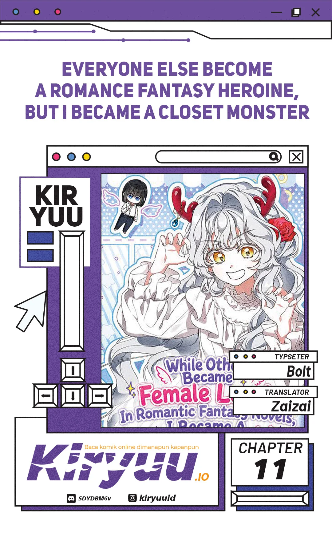 Komik Everyone Else Became a Romance Fantasy Heroine, But I Became a Closet Monster Chapter 11 gambar 1