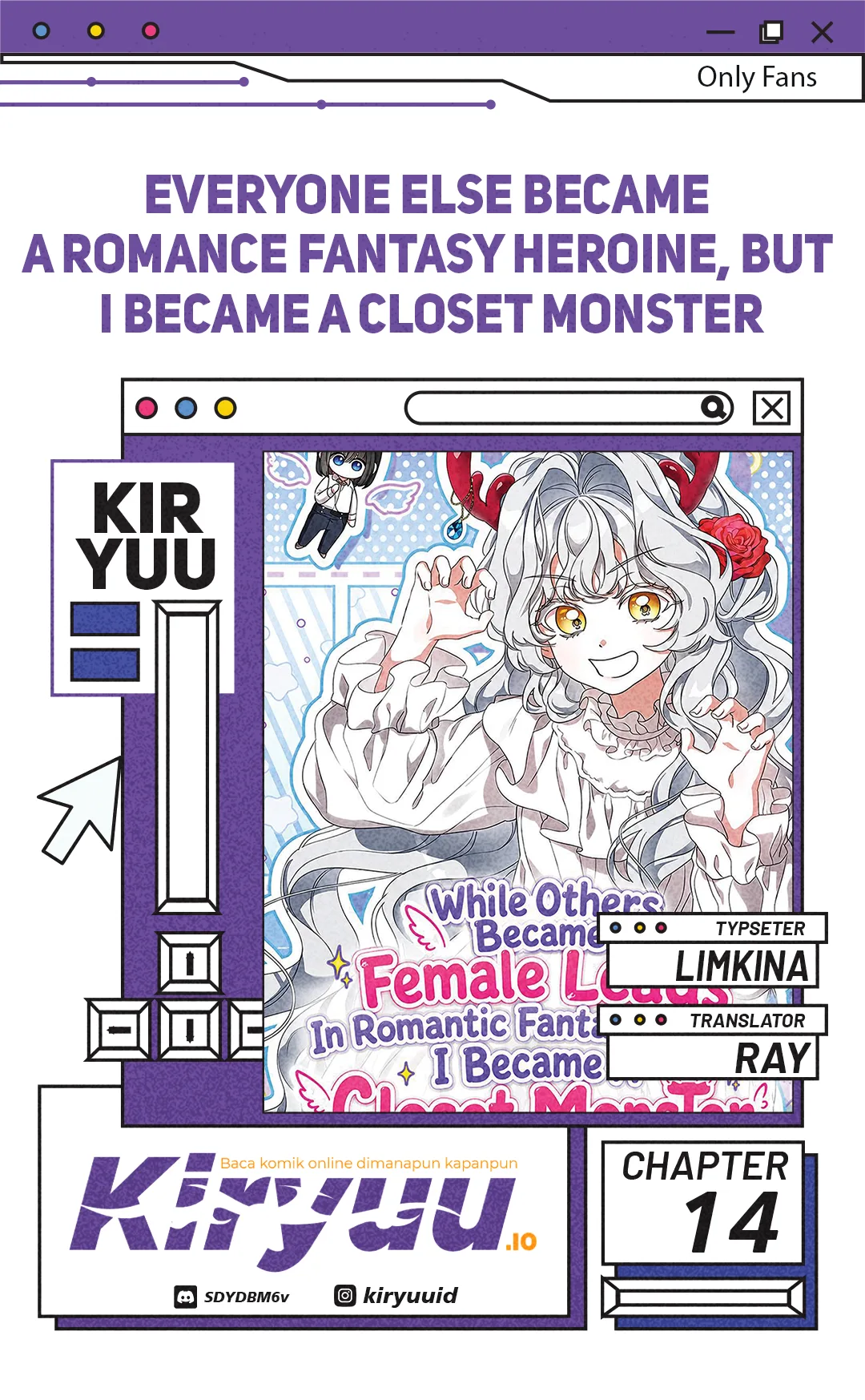 Komik Everyone Else Became a Romance Fantasy Heroine, But I Became a Closet Monster Chapter 14 gambar 1