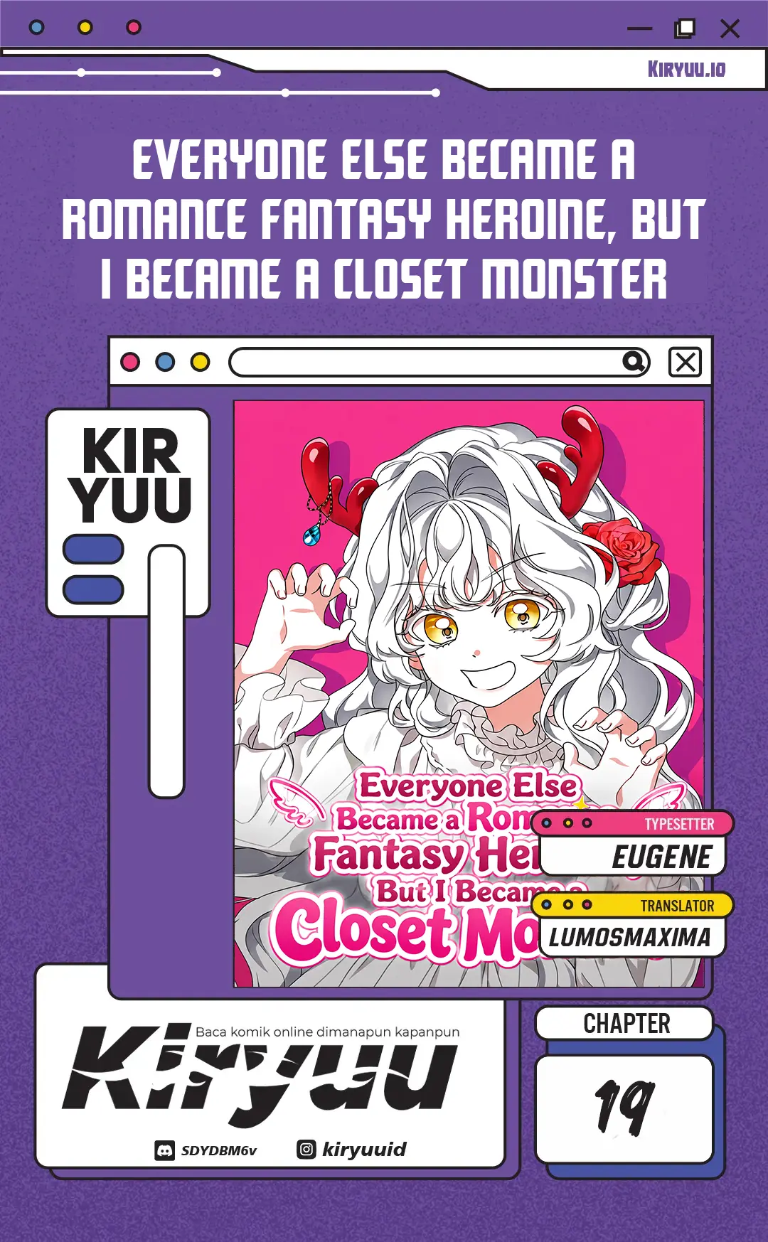 Komik Everyone Else Became a Romance Fantasy Heroine, But I Became a Closet Monster Chapter 19 gambar 1