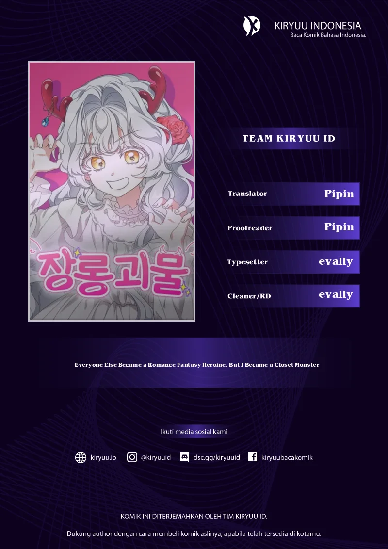 Komik Everyone Else Became a Romance Fantasy Heroine, But I Became a Closet Monster Chapter 2 gambar 1