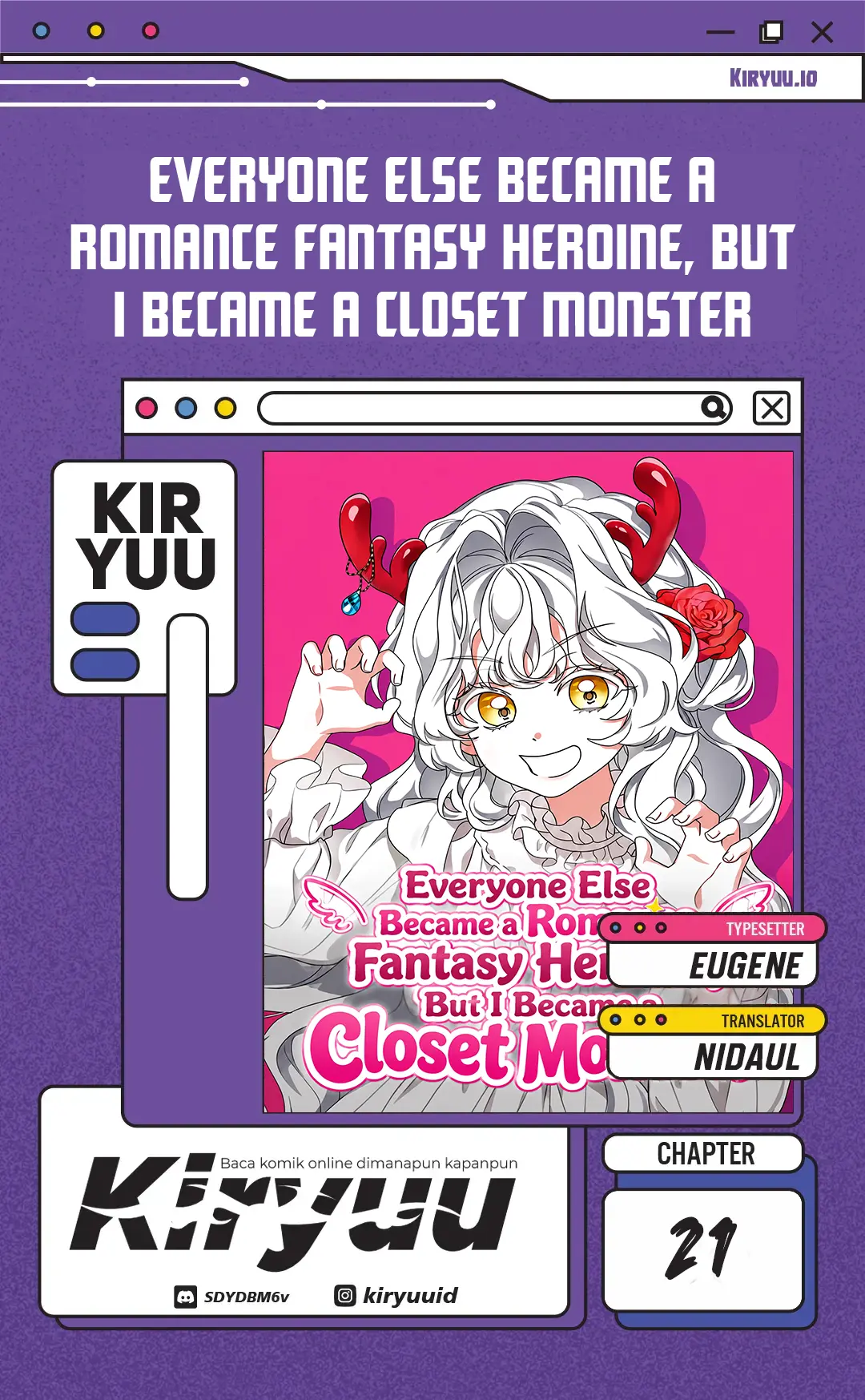 Komik Everyone Else Became a Romance Fantasy Heroine, But I Became a Closet Monster Chapter 21 gambar 1