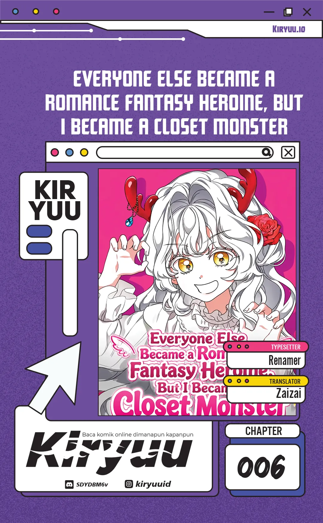 Komik Everyone Else Became a Romance Fantasy Heroine, But I Became a Closet Monster Chapter 6 gambar 1