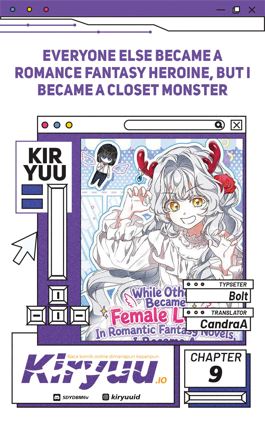 Komik Everyone Else Became a Romance Fantasy Heroine, But I Became a Closet Monster Chapter 9 gambar 1