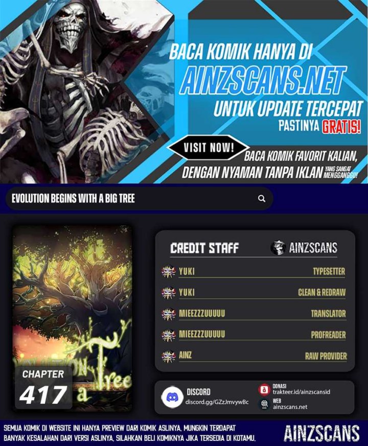 Komik Evolution Begins With A Big Tree Chapter 417 gambar 1