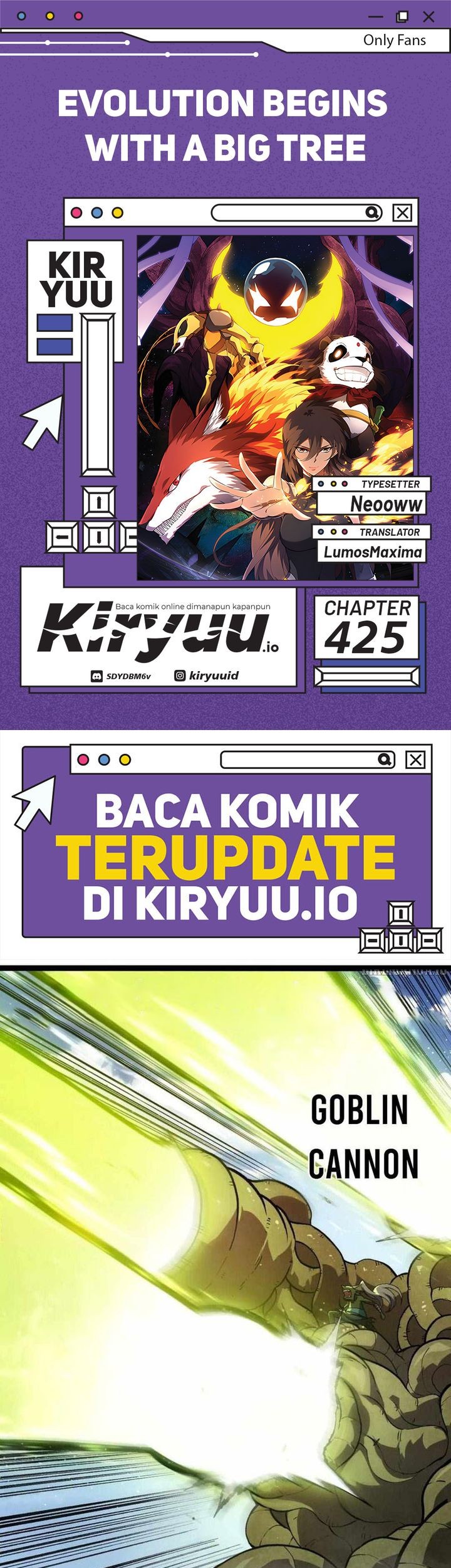 Komik Evolution Begins With A Big Tree Chapter 425 gambar 1