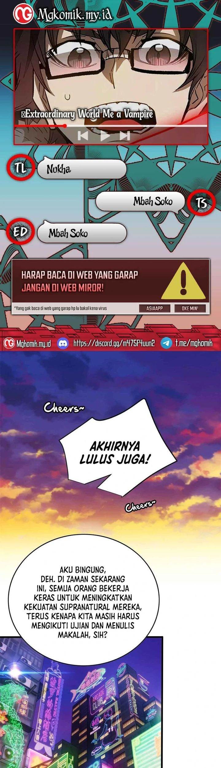 Komik Extraordinary World?! Me… A Vampire?! Chapter 1 gambar 1