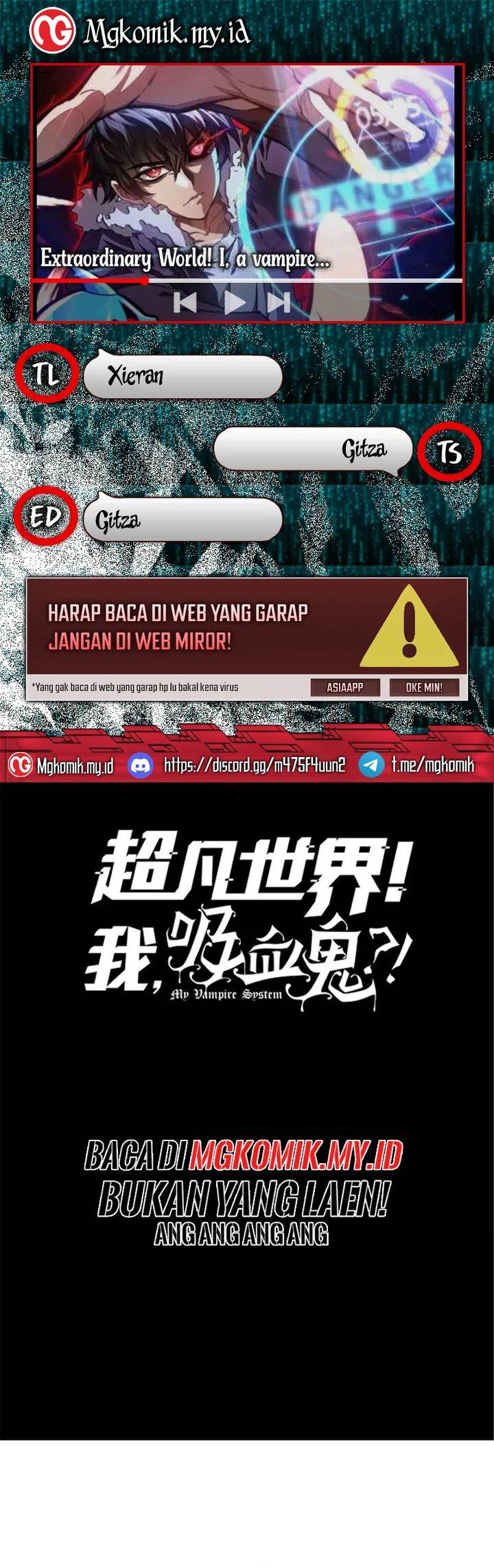 Komik Extraordinary World?! Me… A Vampire?! Chapter 3 gambar 1