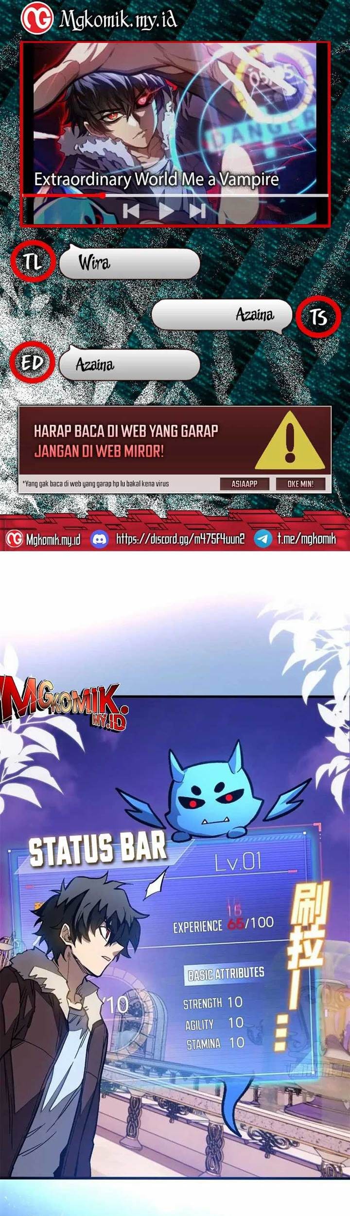 Komik Extraordinary World?! Me… A Vampire?! Chapter 8 gambar 1