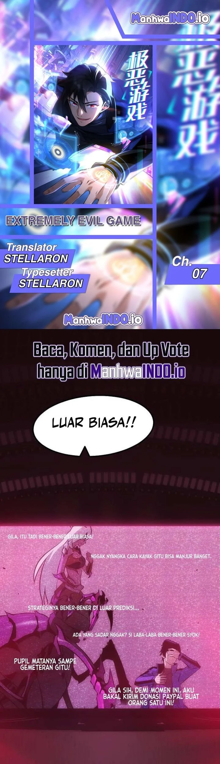 Komik Extremely Evil Game Chapter 7 gambar 1