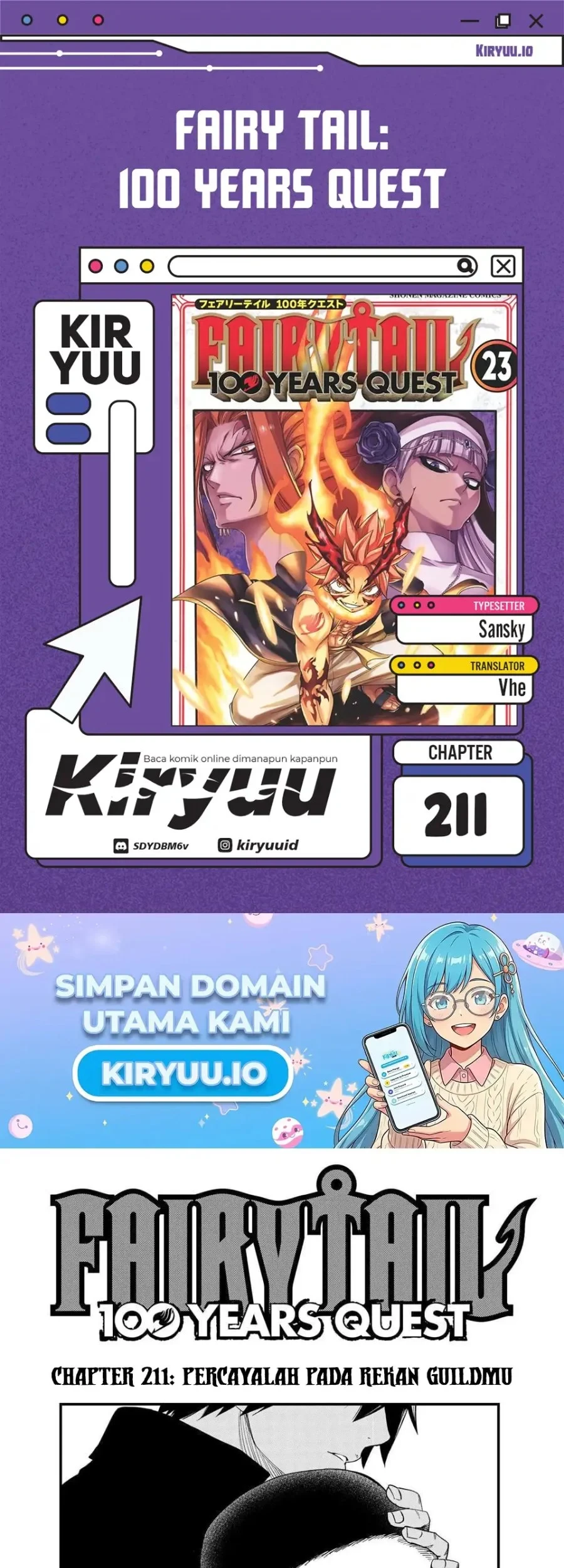 Komik Fairy Tail: 100 Years Quest Chapter 211 gambar 1