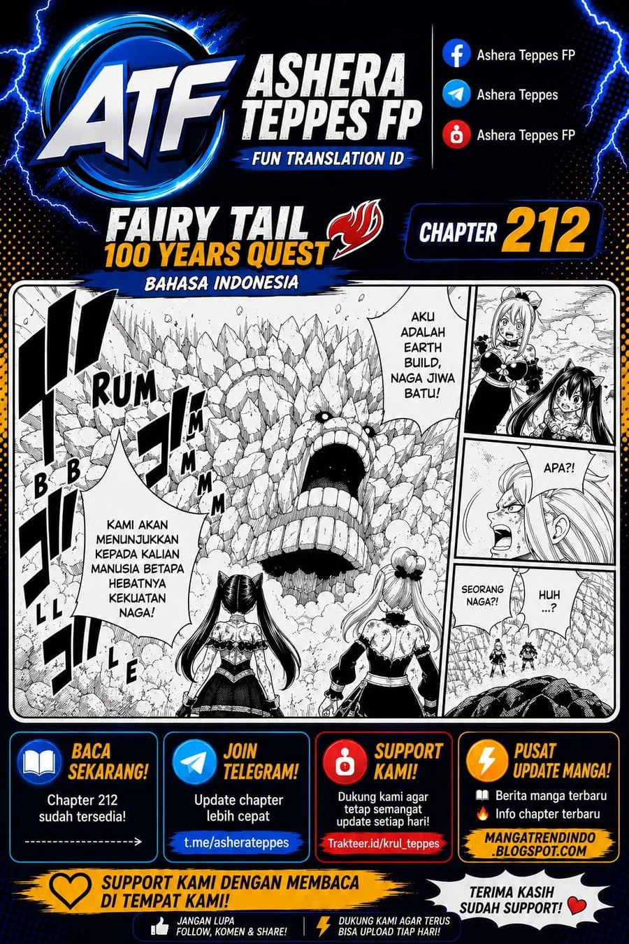 Komik Fairy Tail: 100 Years Quest Chapter 212 gambar 1
