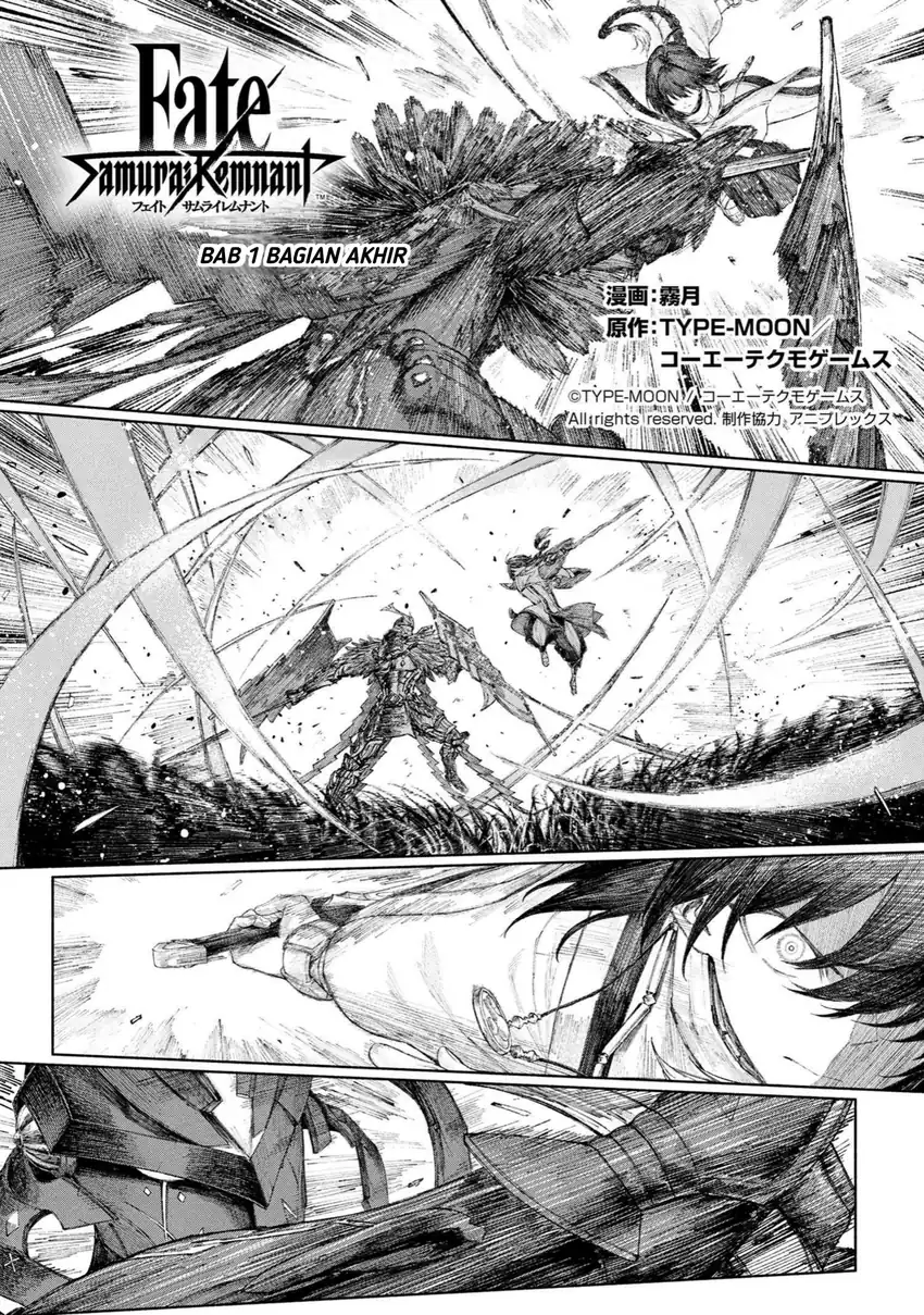 Komik Fate/Samurai Remnant Chapter 1.3 gambar 1