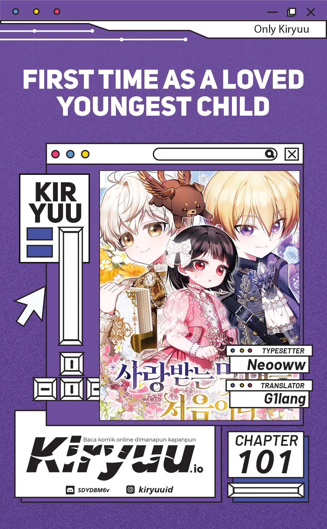 Komik First Time as a Loved Youngest Child Chapter 101 gambar 1