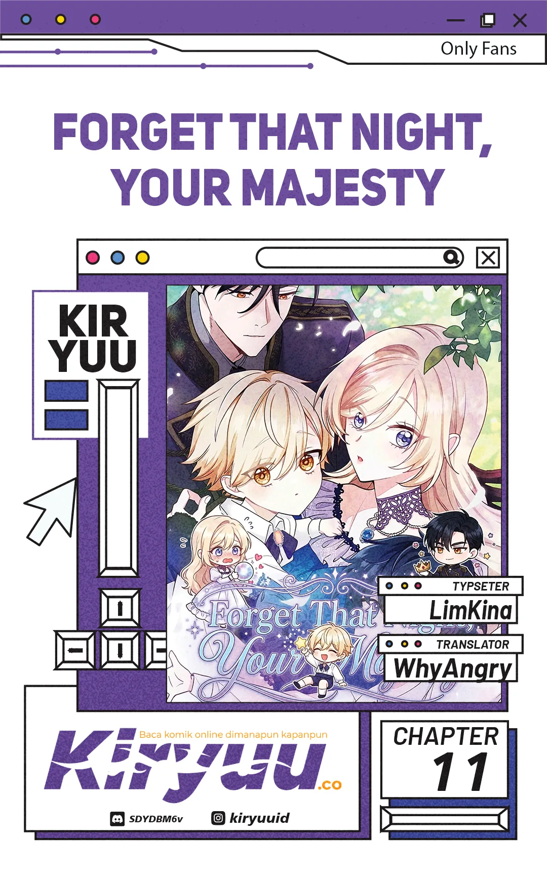 Komik Forget That Night, Your Majesty Chapter 11 gambar 1