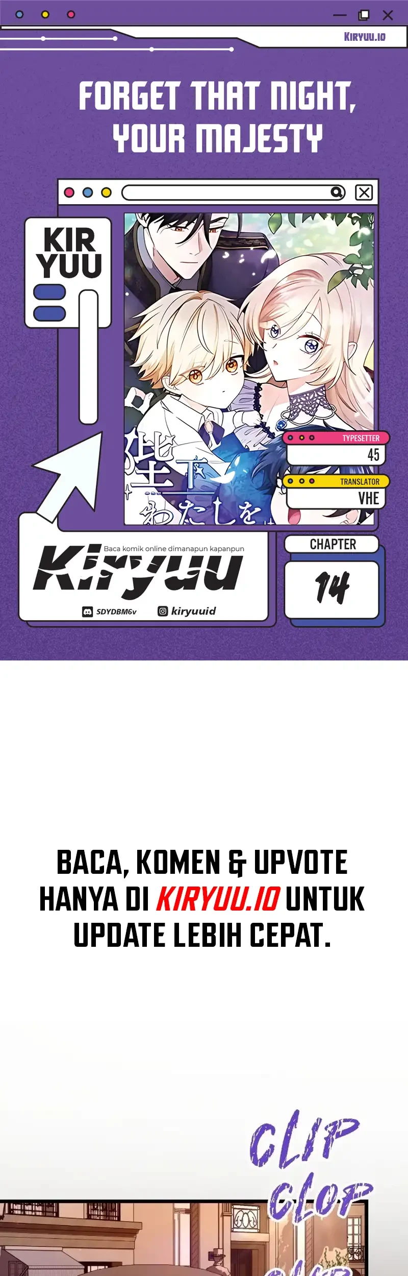 Komik Forget That Night, Your Majesty Chapter 14 gambar 1