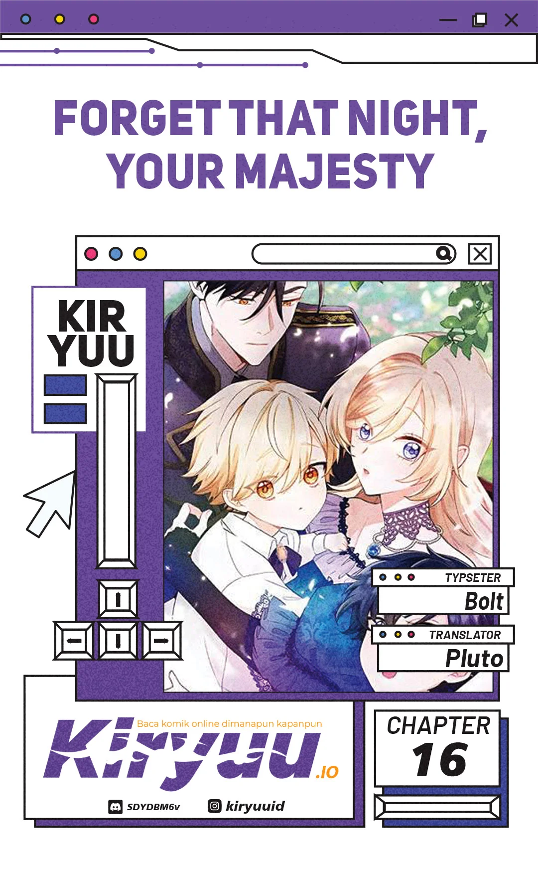Komik Forget That Night, Your Majesty Chapter 16 gambar 1