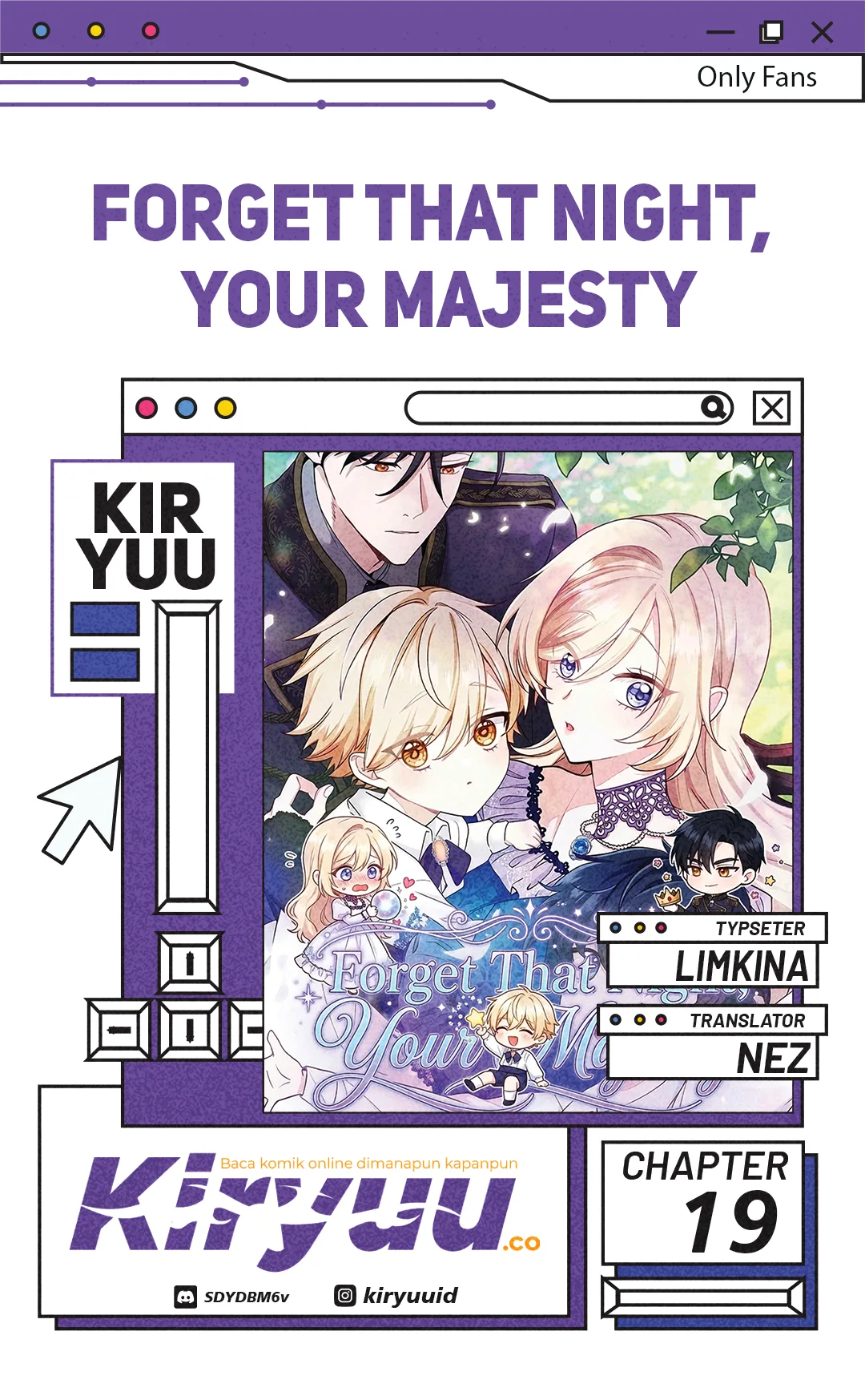 Komik Forget That Night, Your Majesty Chapter 19 gambar 1