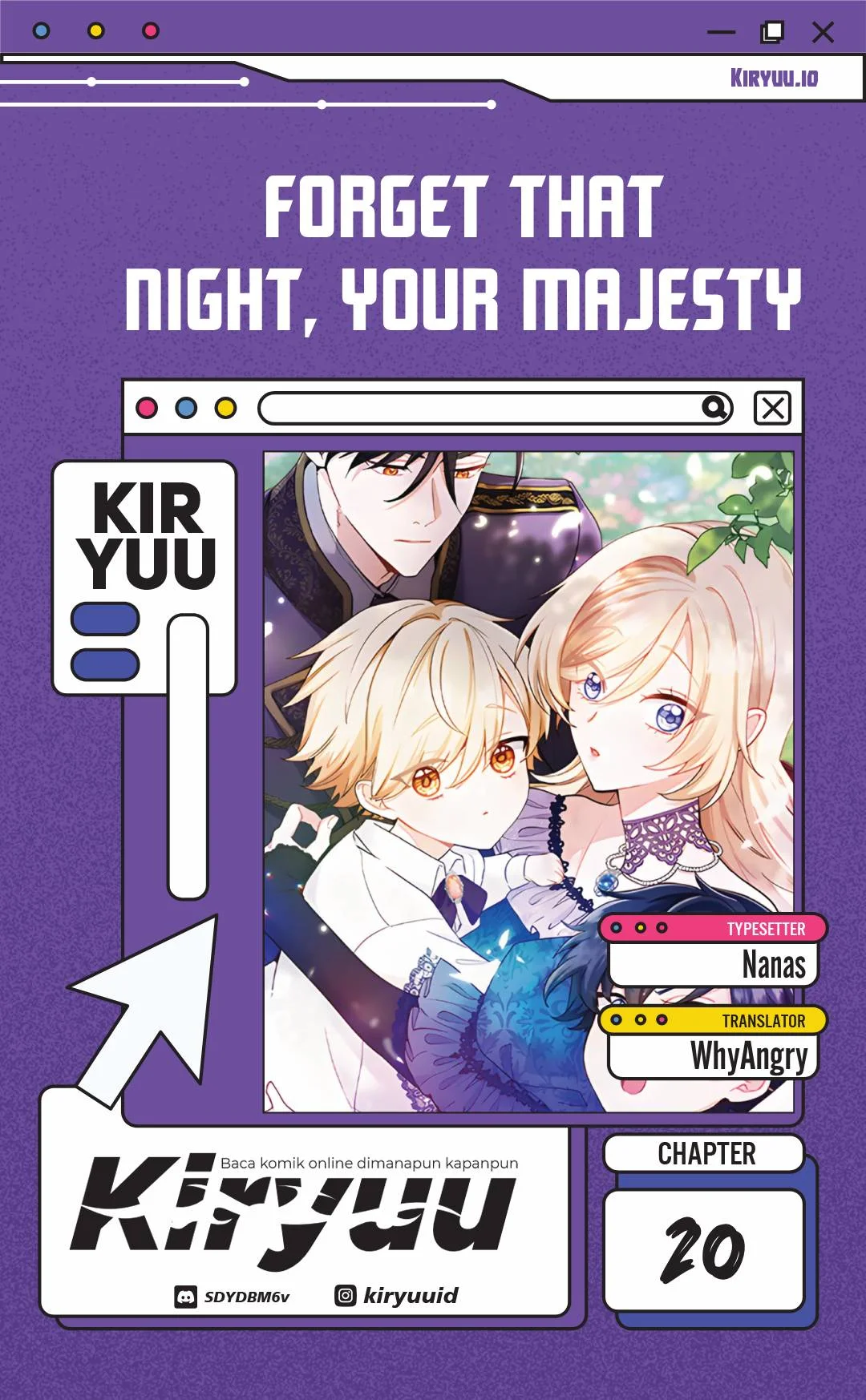 Komik Forget That Night, Your Majesty Chapter 20 gambar 1