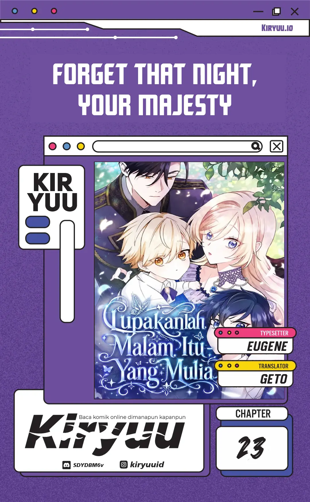 Komik Forget That Night, Your Majesty Chapter 23 gambar 1
