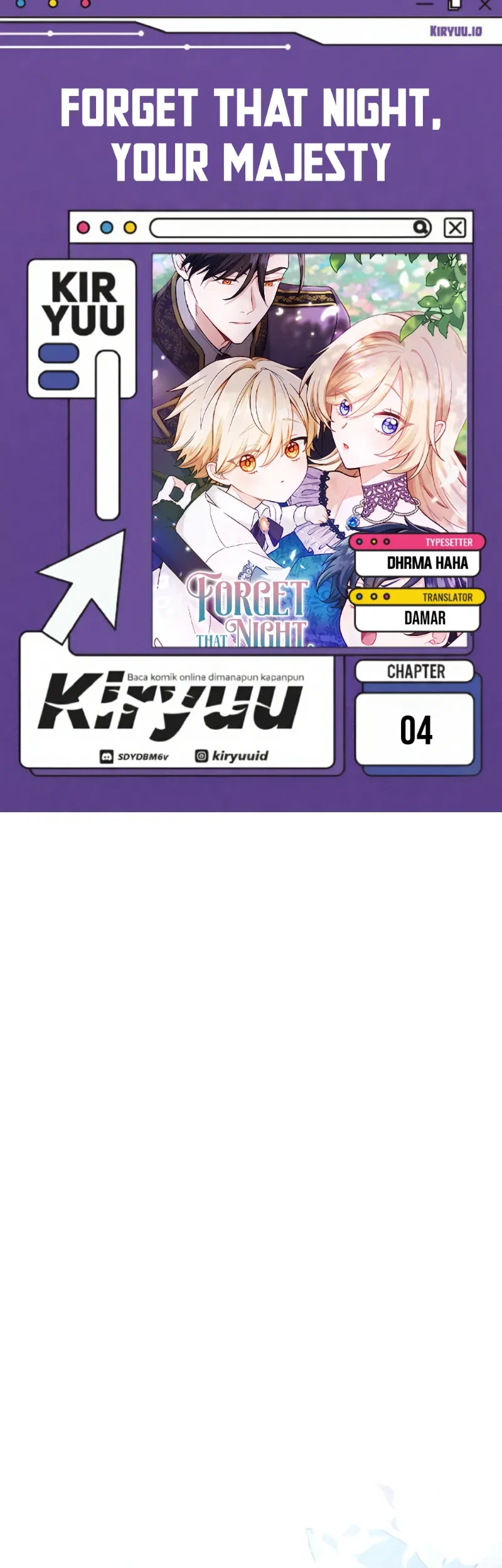 Komik Forget That Night, Your Majesty Chapter 4 gambar 1