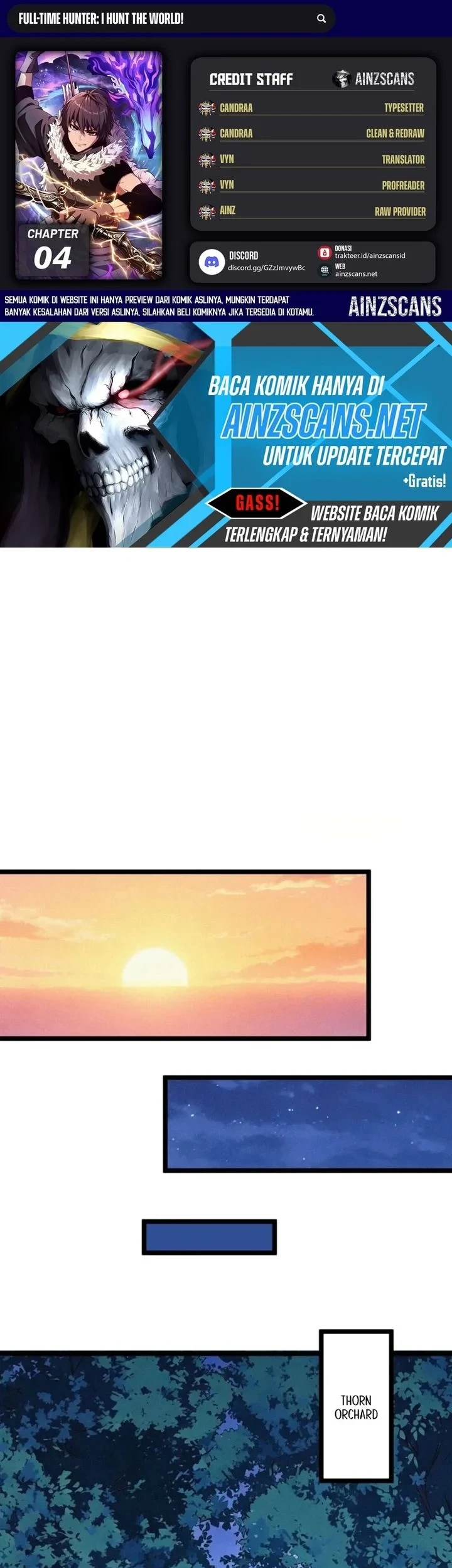 Komik Full-time Hunter: I Hunt the World! Chapter 4 gambar 1