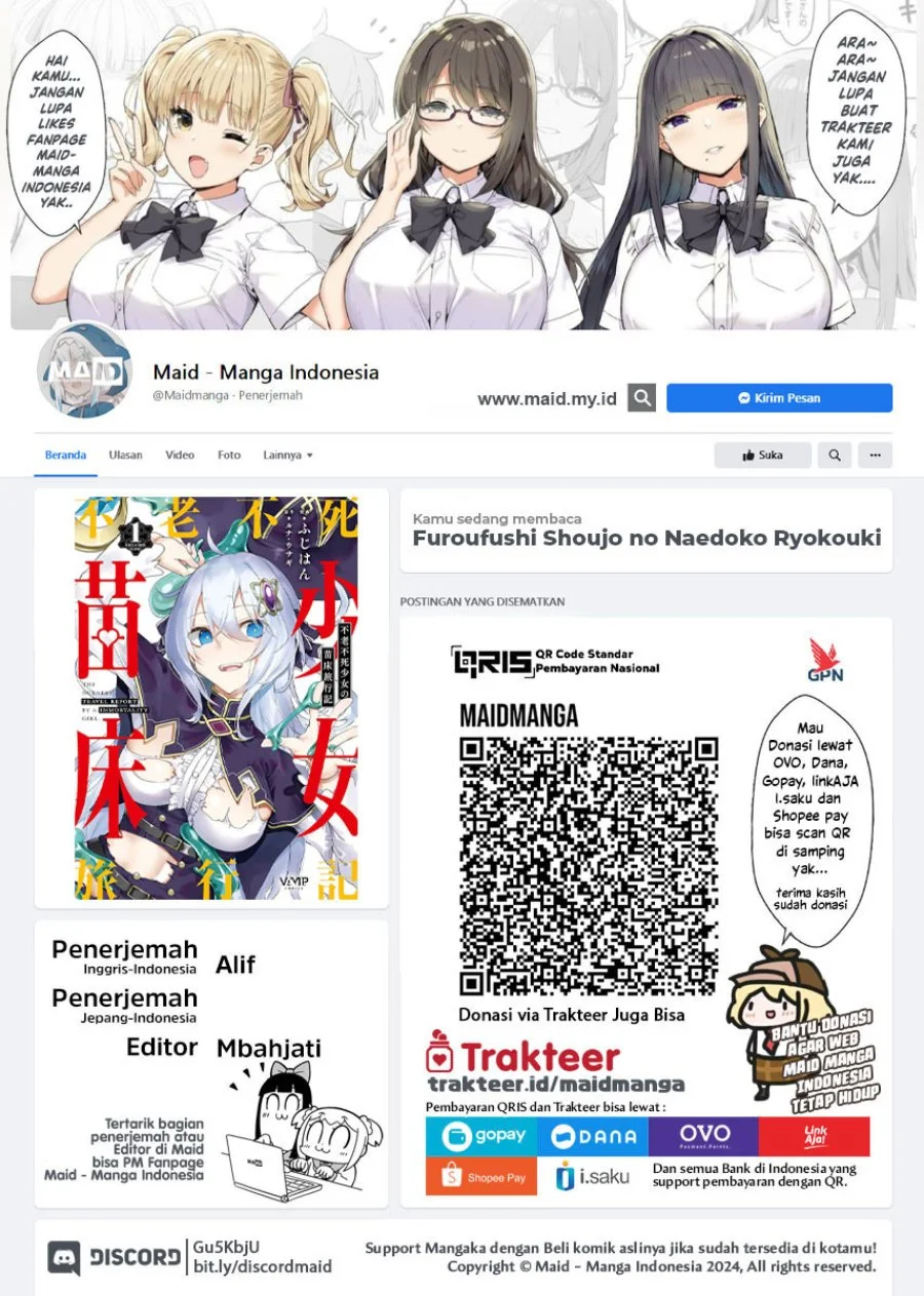 Manga Furoufushi Shoujo no Naedoko Ryokouki Chapter 7 gambar 2